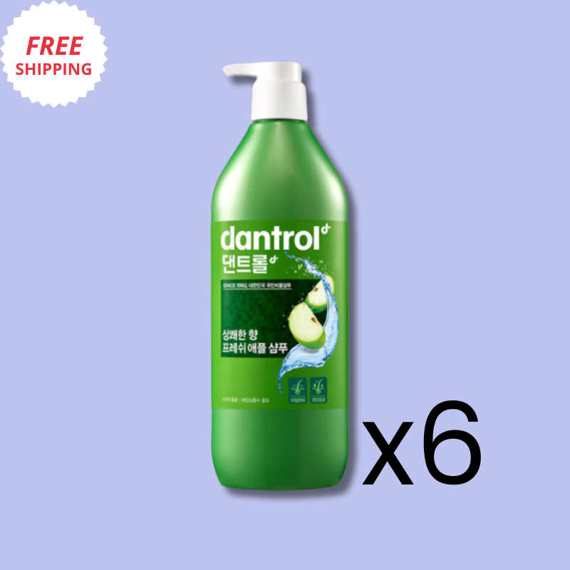 Dantrol Deep Clean Shampoo - Fresh Apple 820ml X 6pcs