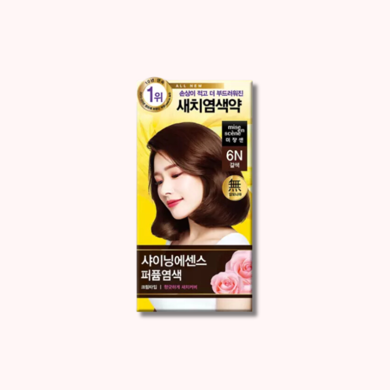 Mise-en-scene All New Shining Essence Hair Dye 6N Brown 100g