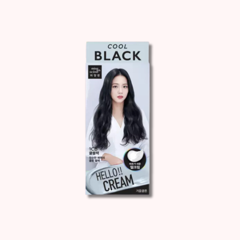 Mise-en-scene Hello Cream Personal Hair Color 1CB Cool Black 125g