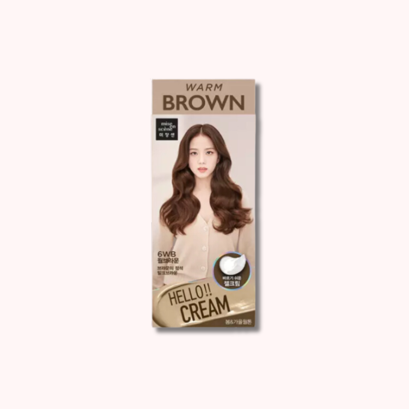 Mise-en-scene Hello Cream Personal Hair Color 6WB Warm Brown 125g