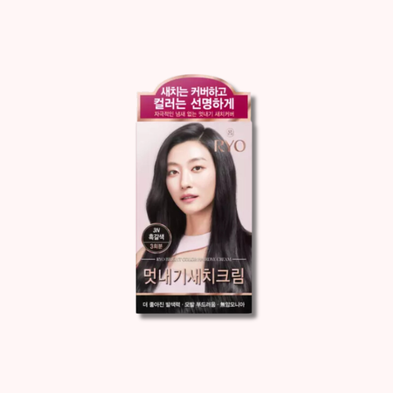 RYO Uachae Bright Color Hair Dye Cream 3N Blackish Brown 120g