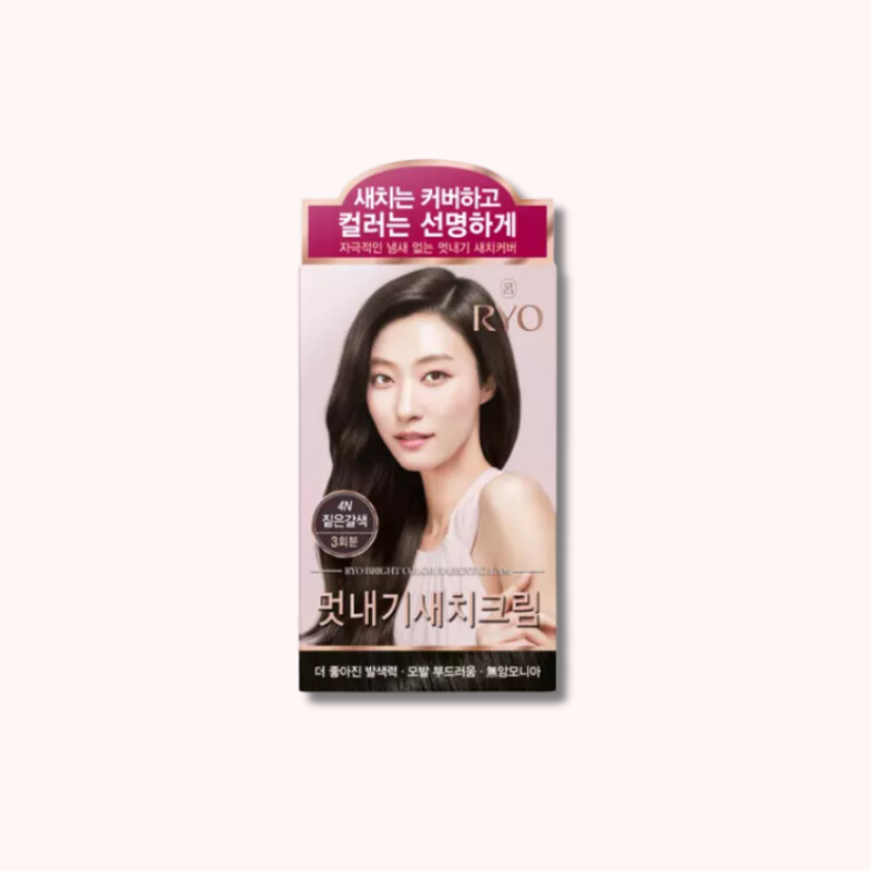 RYO Uachae Bright Color Hair Dye Cream 4N Dark Brown 120g