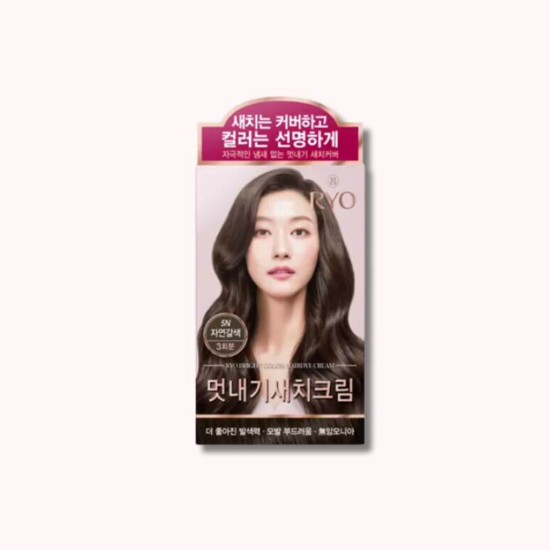 RYO Uachae Bright Color Hair Dye Cream 5N Natural Brown 120g