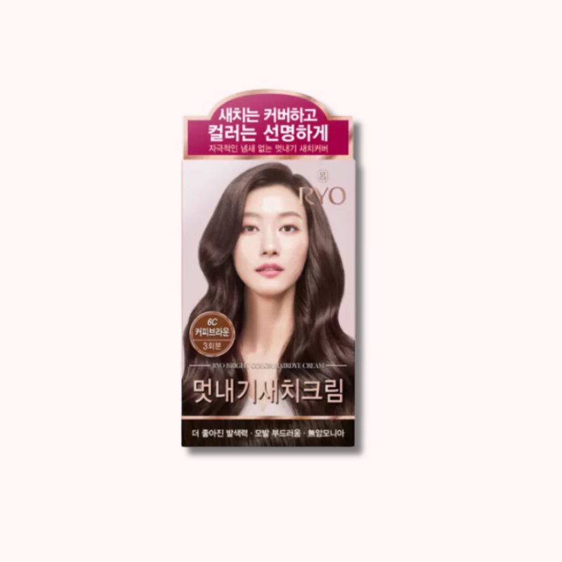 RYO Uachae Bright Color Hair Dye Cream 6C Coffee Brown 120g