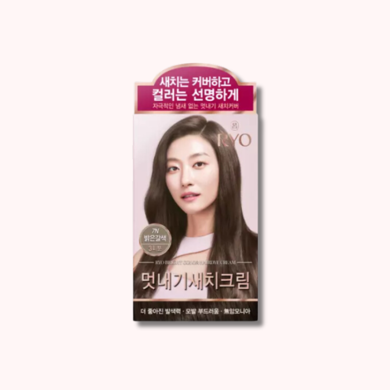 RYO Uachae Bright Color Hair Dye Cream 7N Bright Brown 120g